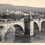 Heidelberg Die alte Brücke mit Schloß ngl 305.667
