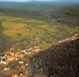 Mespelbrunn im Spessart Panorama gl1989 305.691
