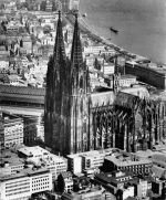 Köln a. Rh. Teilansicht mit Dom ngl 305.695