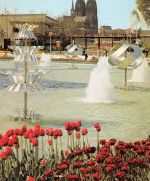 Köln a. Rh. Bundesgartenschau 1971 Wasserspiele am Tanzbrunnen ngl 305.697