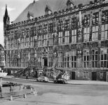 Bad Aachen Rathaus mit Karlsbrunnen gl1965 305.718