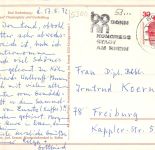 Bonn a.Rh. - Bad Godesburg Blick auf Theaterplatz und Godesburg gl1972 305.797