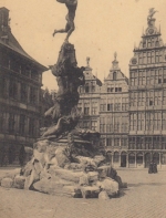 Antwerpen/Anvers, Groote Markt, Brabofontain ngl G3589