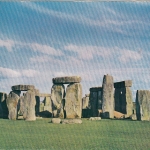 England: Stonehenge Wiltshire - from south-west ngl G3664