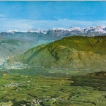 Dolomiti, Etschtal mit Boten, von Monte ehen ngl G3786