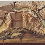 Stillleben mit Fischen - Signatur unleserlich ngl G3820