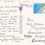 Marokko, Agadir, l'Avenue Hassan II et la Plage gl1985 G3911