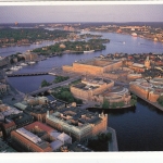 Stockholm, Altstadt von oben ngl G3923