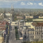 Wien, Teilansicht mit Rathaus und Dom (?) gl1963 G4013