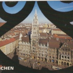 München, Blick auf Marienplatz und Rathaus ngl G4045