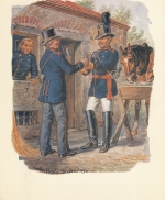 Post, Landbriefträger und Postillion 1871 ngl G4159