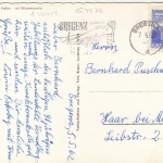 Bregenz am Bodensee, Hafen mitBlumenmolo gl1962 G4226