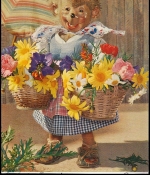 Mecki 18: Mit Blumen gefüllte Körbe glca.1960 138.640