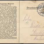 Mechanische Karte: Straßburg Astronomische Münsteruhr gl1910 138.671