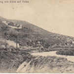 MK Urlauberzug mit Blick auf Veles feldpgl1918 C8107