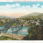USA Arch Bridge and North Walpole, Bellows Falls, VT. gl1936 C8108