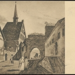 Alt-Meißen Ehemalige Stadttore Wassertor mit Jacobskapelle ngl 139.114