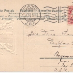 München - Wappen Prägekarte gl1906 216.699