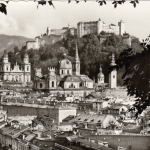 Salzburg, Altstadt und Hohensalzburg ngl G4557
