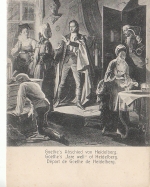 Goethes Abschied von Heidelberg gl1954 C8731