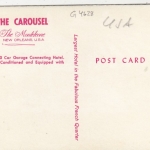 New Orleans, The Carousel ngl G4628