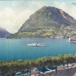 Lugano, Tessin, Mt.San Salvatore, Quai e Hôtel Walter ngl G4654