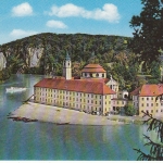 Kloster Weltenburg bei Kelheim mit Donaudurchbruch ngl C9607