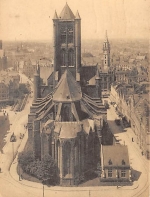 Genf St. Niklaskirche und Panorama feldpgl1917 144.456