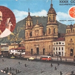 Bogota-Colombia Plaza de Bolivar Basilica Primada ngl 144.642