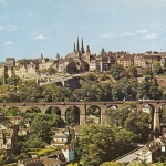 Luxembourg, Viaduc de Clausen et Ville Haute ngl G4699