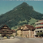 Gersau am Vierwaldstättersee, Autofähreplatz mit Gerbehaus ngl G4710