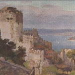 GEORG MACCO Kastell Rumeli Hissar am Bosporus glum 1910? G4836