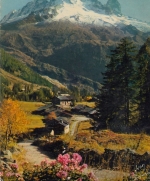 Massiv Mont-Blanc (Haute-Savoie), Panorama glum 1960? G4861