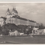 Stift Melk an der Donau, Wachau, Benediktinerstift, Luftbild ngl G4872