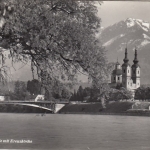 Villach, Draupartie mit Kreuzkirche gl1958 G4912