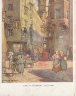 Innsbruck, Altstadt-Szene gl1965 G4918