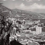 Monte Carlo Vue prise du Jardin Exotique ngl 143.165
