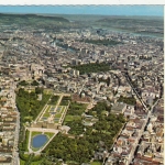 Wien, Luftbild Richtung Norden, Schloß Belvedere ngl G4988