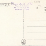 Floite, Zillertal in Tirol, Jausenstation Tristenbachalm, Mehrbildkarte ngl G5028
