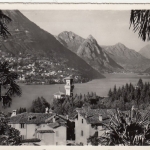 Lugano-Paradiso, Tessin, e sfondo di Porlezza gl1950 G5059