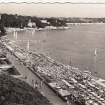 Juan-les-Pins (A.-M.) La Plage du Grand Pin gl1955 G5066
