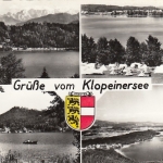 Klopeinersee, Kärnten, Mehrbildkarte ngl G5136