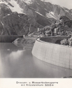 Drossen- u. Mooserbodensperre, Salzburg, mit Kitzsteinhorn gl1962 G5144