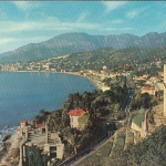Grimaldi, Riviera dei Fiori, Mentone visto dal Confine Italo-Francese ngl G5159