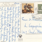 Genève / Genf - Palais des Nations Unies et le Mont Blanc gl1951 G5174