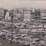 Marseille, le vieux Port et Entrée de la Canabière gl1955 G5184