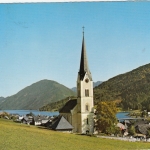 Techendorf am Weißensee, Kärnten, Kirche glum 1970? G5207