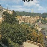 Luxembourg, Faubourg du Grund et Rocher du Bock ngl G5222