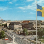 Göteborg, Kungsportsplatsen med Vallgraven ngl G5225