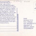 St.Johann, Salzburg, Hotel Sonnenhof, Werbekarte ngl G5295